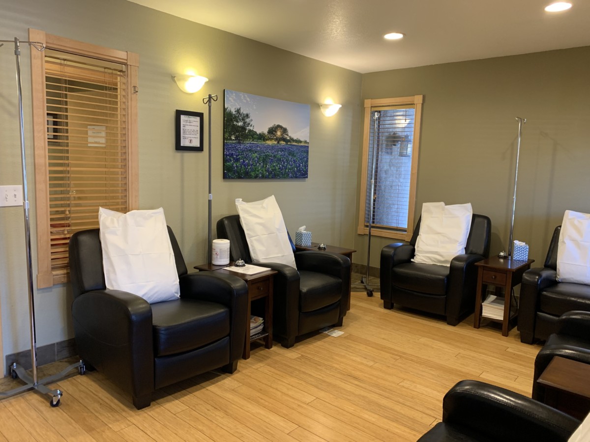 IV Therapy room at Parcell Clinic