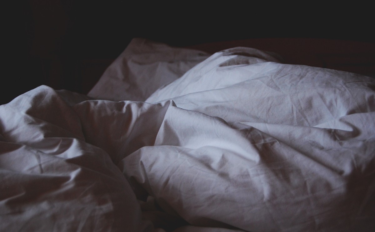 Empty bed due to insomnia