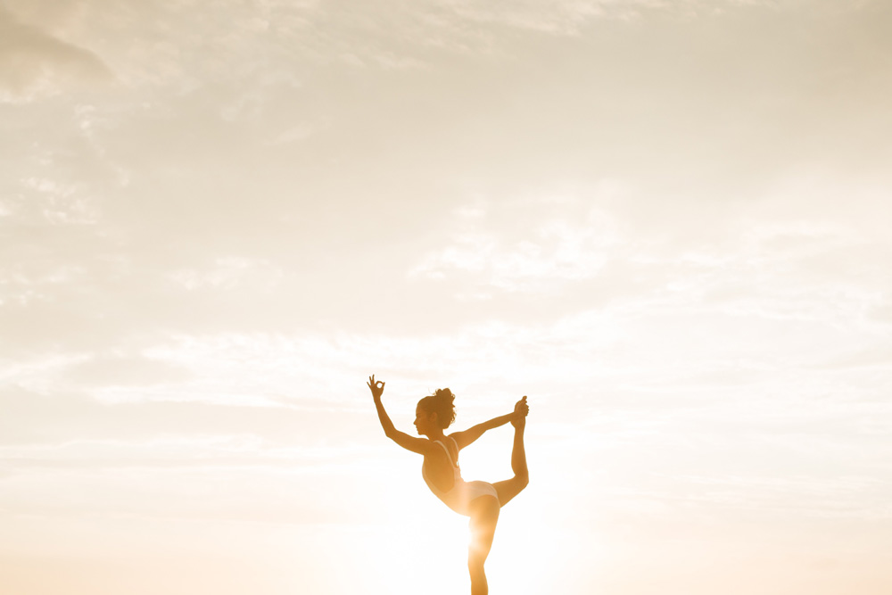 woman balancing