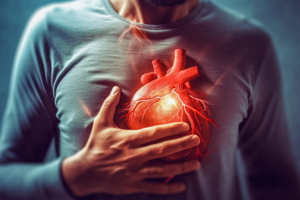 man heart attack